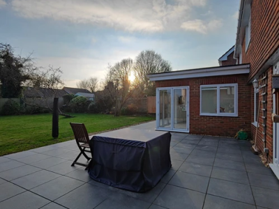 Finished home extension project in Hampshire