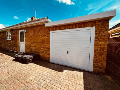 Garage in house addition