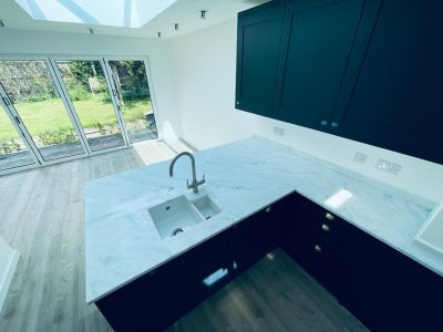 Modern design of house extension