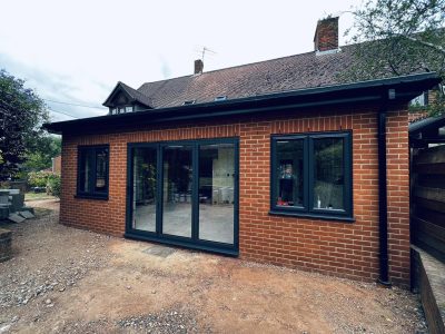 Backview of the extension