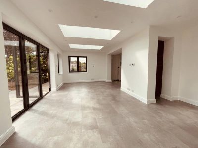 Completed house interior design