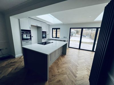 Finished interior