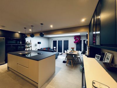 Finished kitchen building