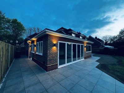 Common design example of extension in Andover, Hampshire