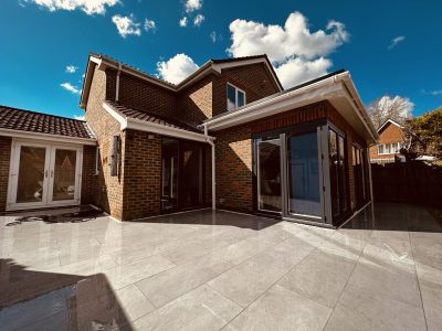 Completed building project