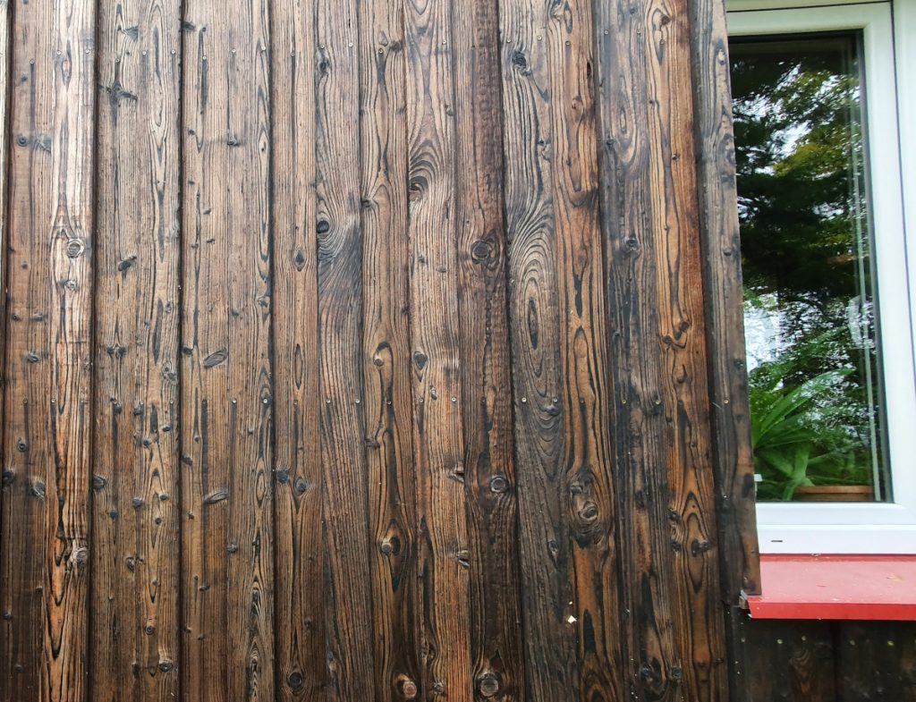 Shou Sugi Ban Burned Wood Cladding
