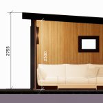 Summer house dimensions side view