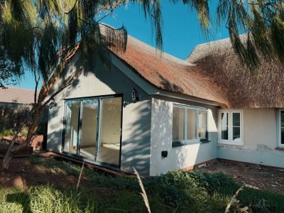 Finished house extension
