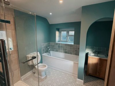 Finished house extension